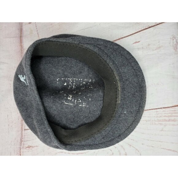 Kangol 504 Flat Cap – 100% Pure Wool, Grey, Size Medium, Made in England (EUC) - Picture 3 of 8